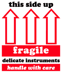 his Side Up Fragile Delicate Instrument