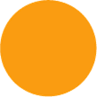 1½" Color Coding Circles Fluorescent Orange