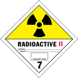 Radioactive II Class 7 Labels Vinyl