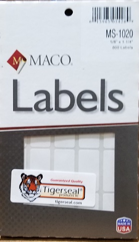 MACO MS 1020 Removable Price  Labels