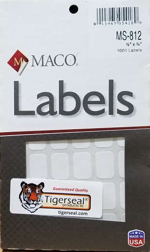 MACO MS 812 Removable Price Labels