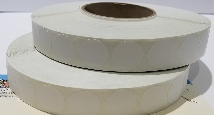 1 Inch Round Clear Wafer Seal Labels – 1,000 Per Roll – For Packages & Envelopes
