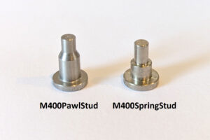 M400PawlStud vs M400SpringStud - pawl stud has a tapered pin