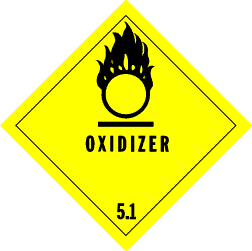 HML510 OXIDIZER - CLASS 5.1 Labels