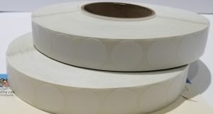 White Wafer Seals Mailing Tabs